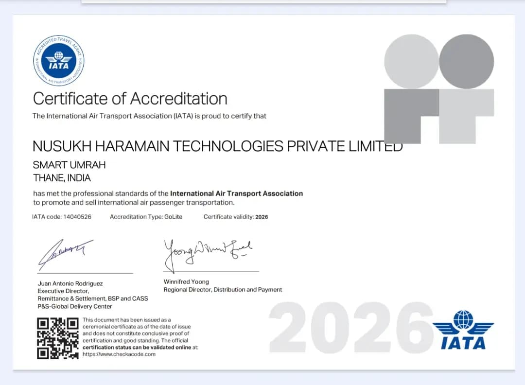 IATA certificate of accreditation